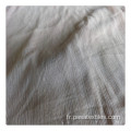 tissu lurex en mousseline de soie crêpe de polyester pour robe